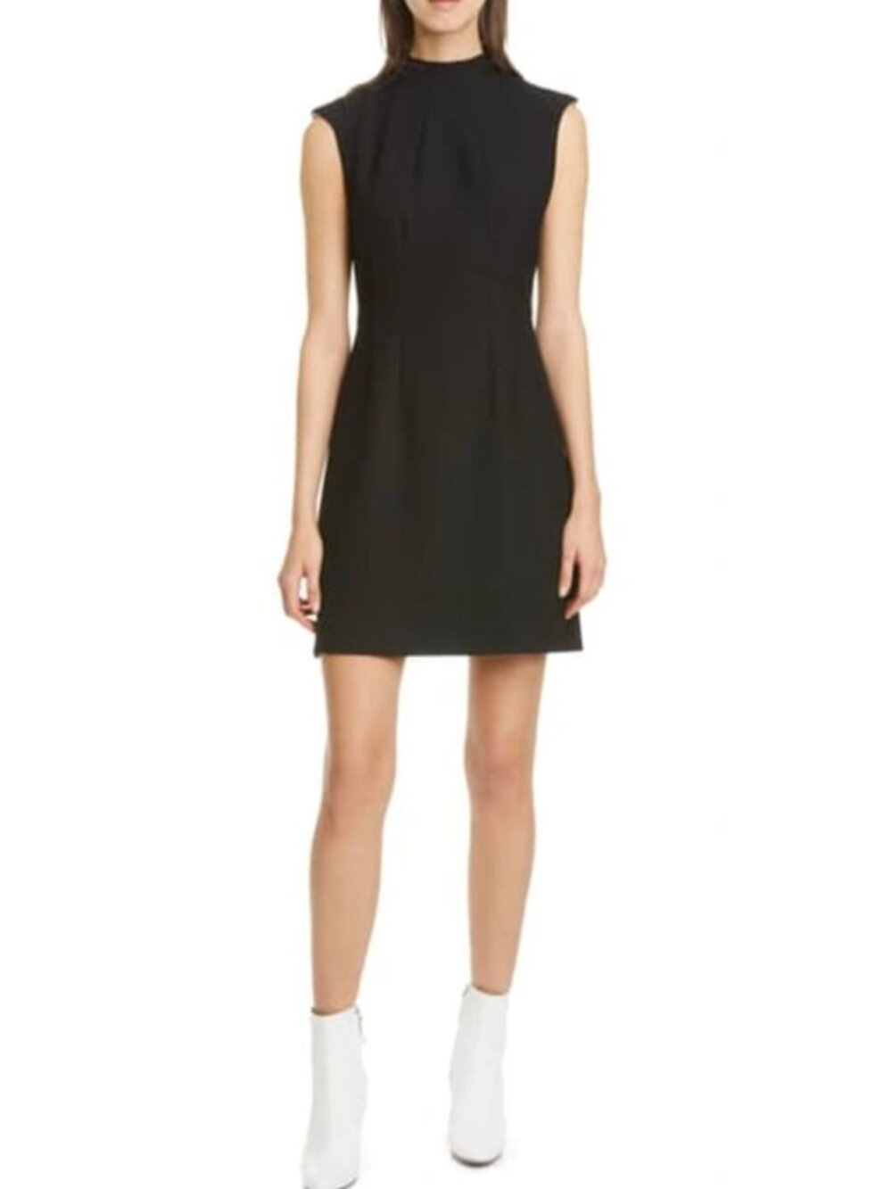 VERONICA BEARD Turner Sleeveless Dress Black Size 2 LBD